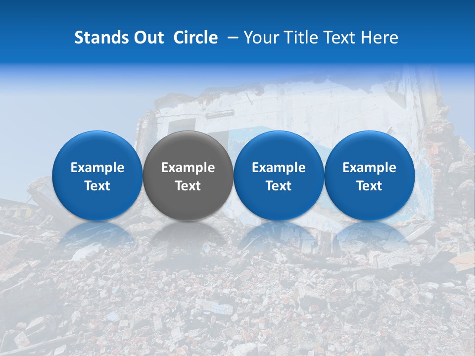 Architecture Ruin Industry PowerPoint Template