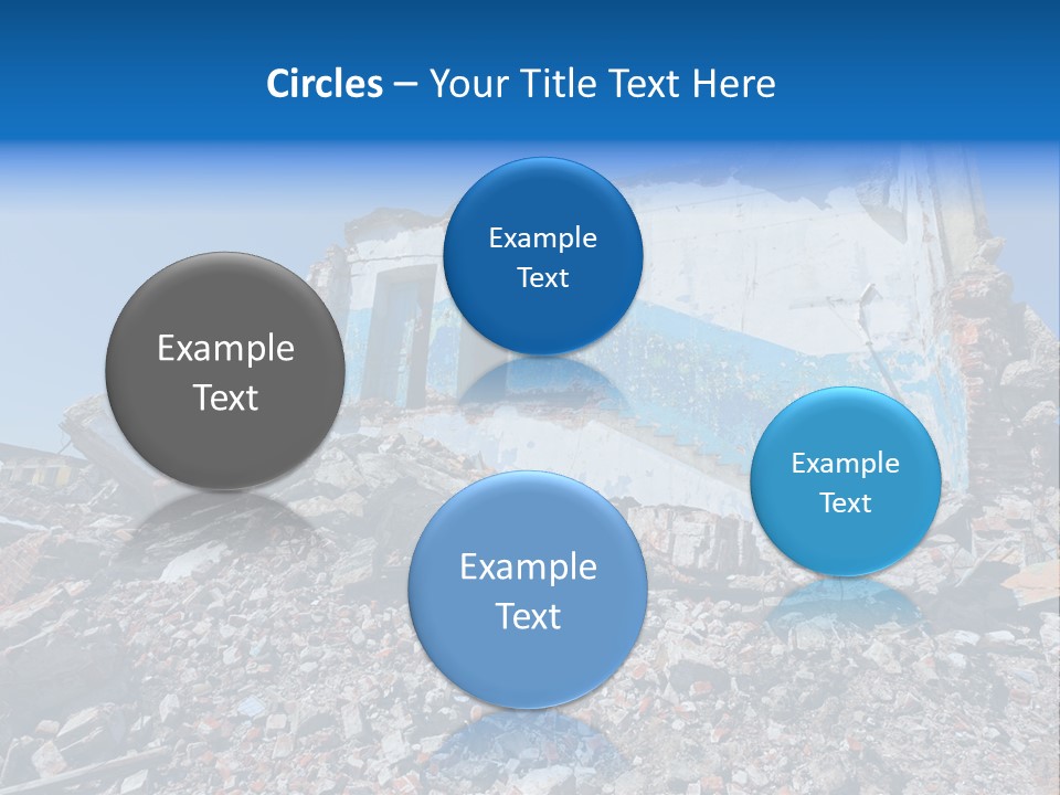 Architecture Ruin Industry PowerPoint Template