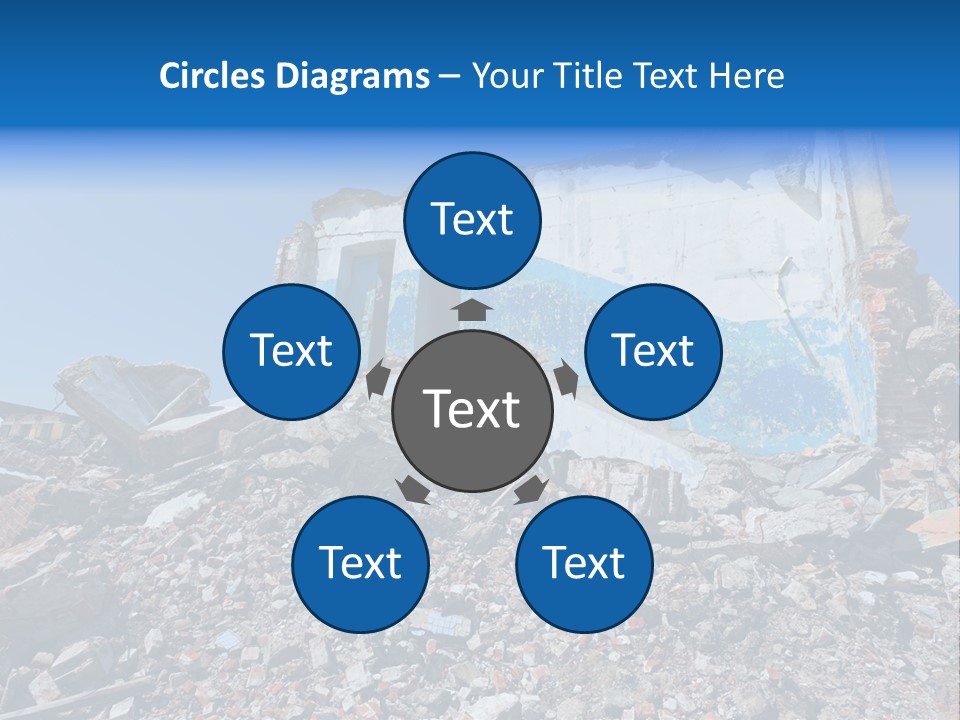 Architecture Ruin Industry PowerPoint Template