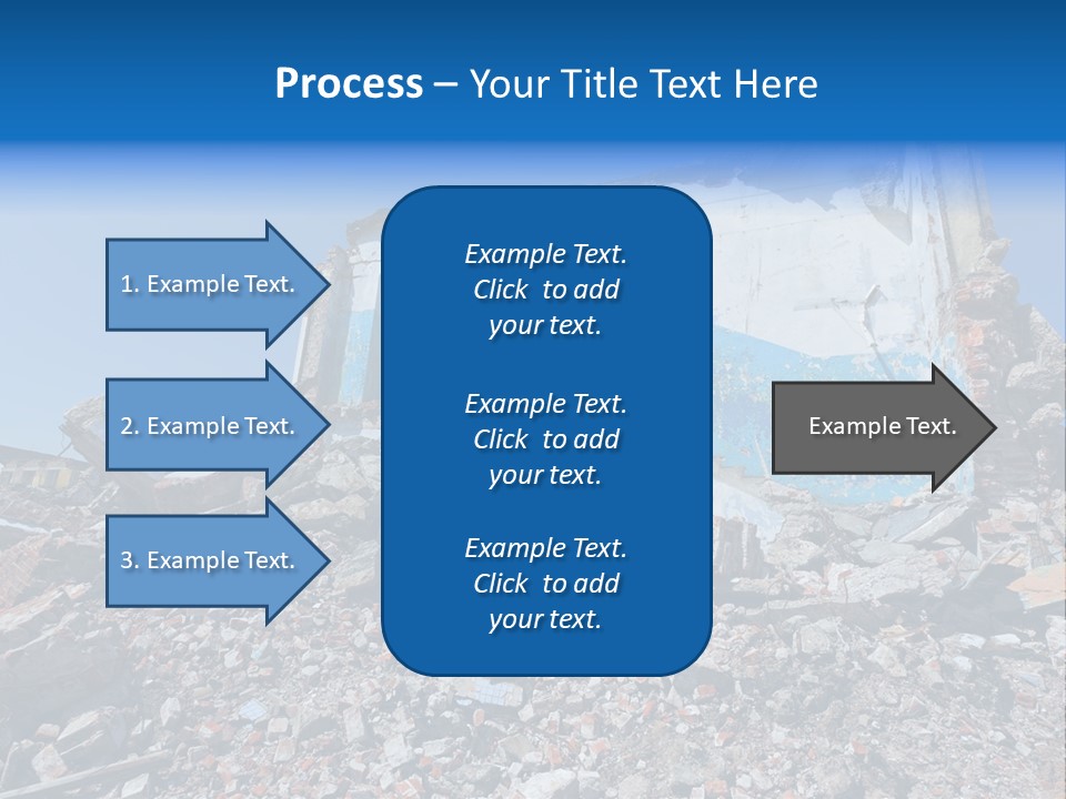 Architecture Ruin Industry PowerPoint Template