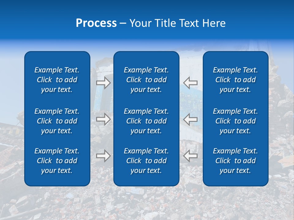 Architecture Ruin Industry PowerPoint Template