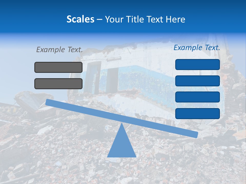 Architecture Ruin Industry PowerPoint Template