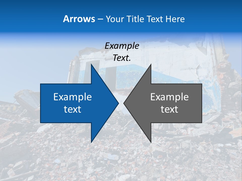 Architecture Ruin Industry PowerPoint Template