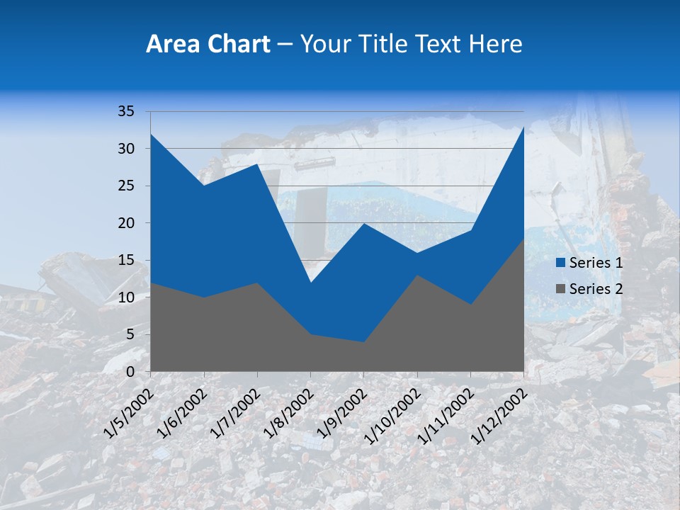 Architecture Ruin Industry PowerPoint Template
