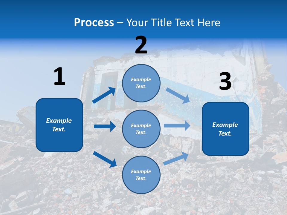 Architecture Ruin Industry PowerPoint Template
