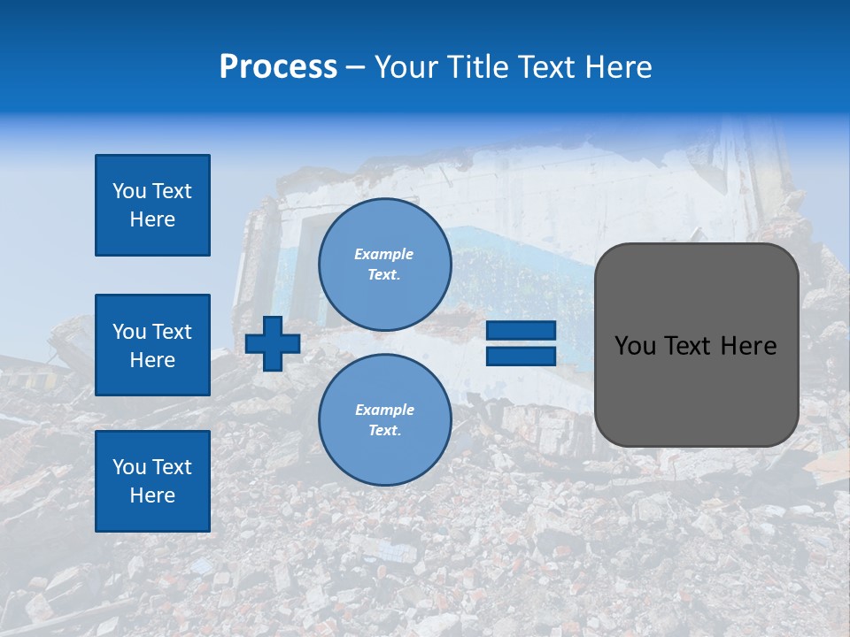 Architecture Ruin Industry PowerPoint Template