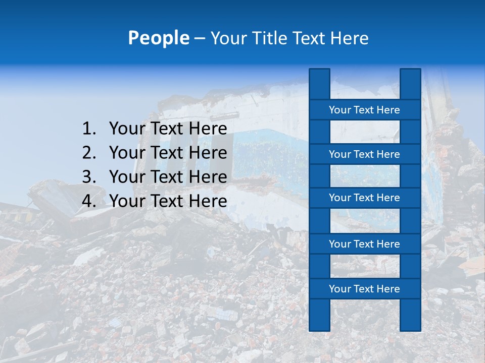 Architecture Ruin Industry PowerPoint Template