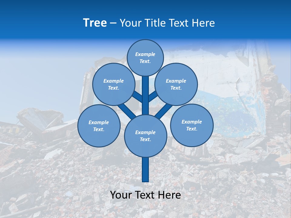 Architecture Ruin Industry PowerPoint Template