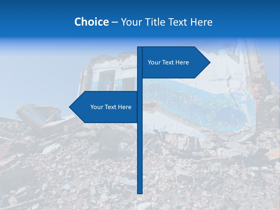 Architecture Ruin Industry PowerPoint Template
