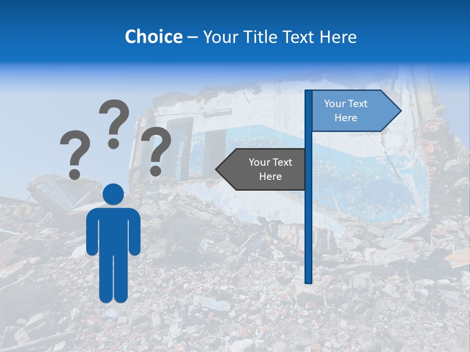 Architecture Ruin Industry PowerPoint Template