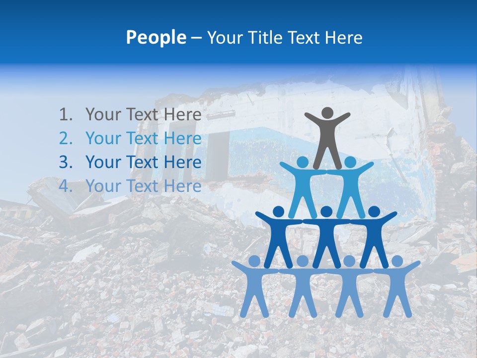 Architecture Ruin Industry PowerPoint Template