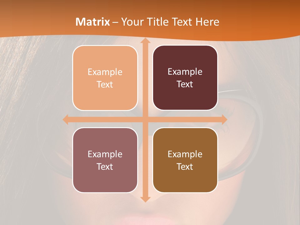 Woman Portrait Beauty PowerPoint Template