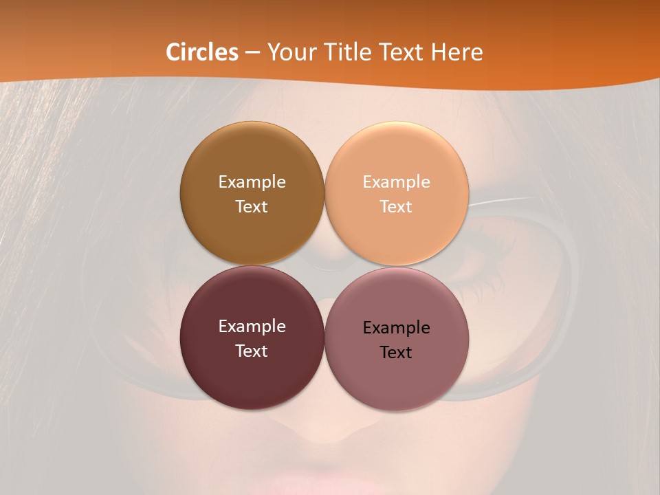 Woman Portrait Beauty PowerPoint Template