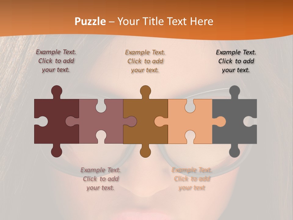 Woman Portrait Beauty PowerPoint Template