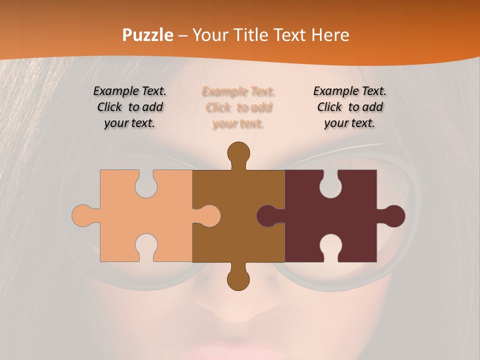 Woman Portrait Beauty PowerPoint Template