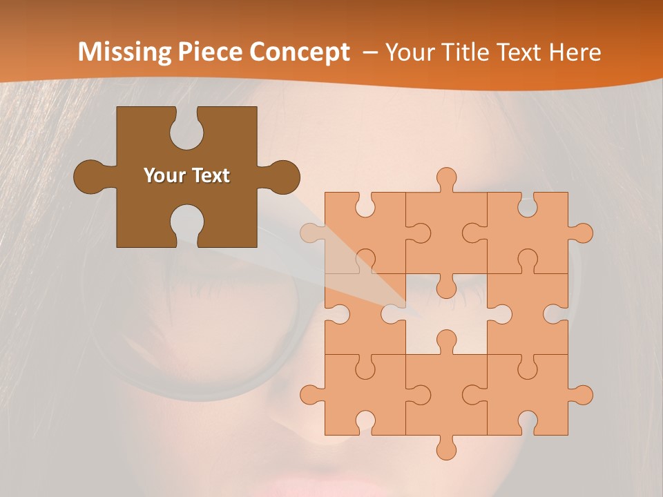 Woman Portrait Beauty PowerPoint Template