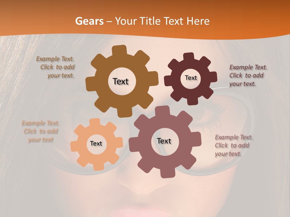 Woman Portrait Beauty PowerPoint Template