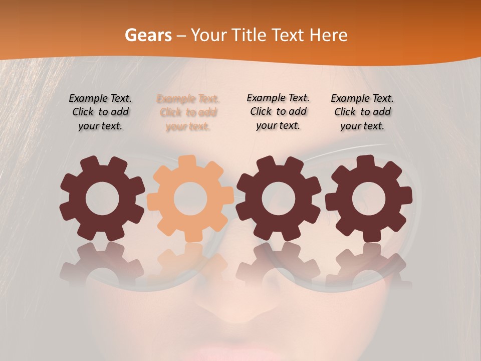 Woman Portrait Beauty PowerPoint Template