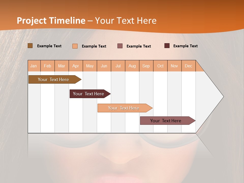 Woman Portrait Beauty PowerPoint Template