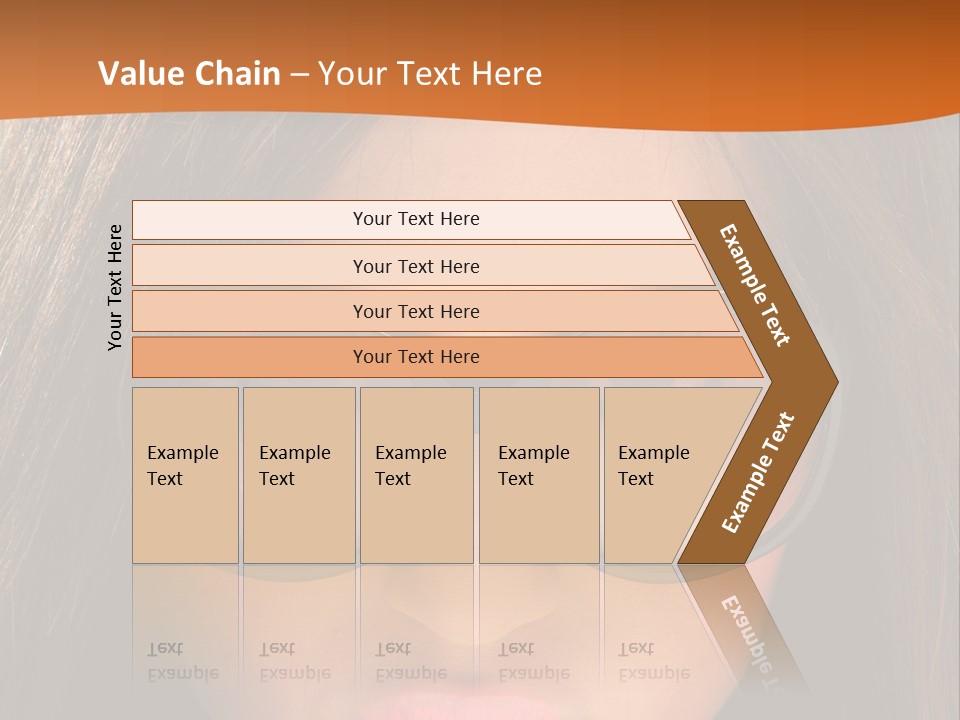 Woman Portrait Beauty PowerPoint Template