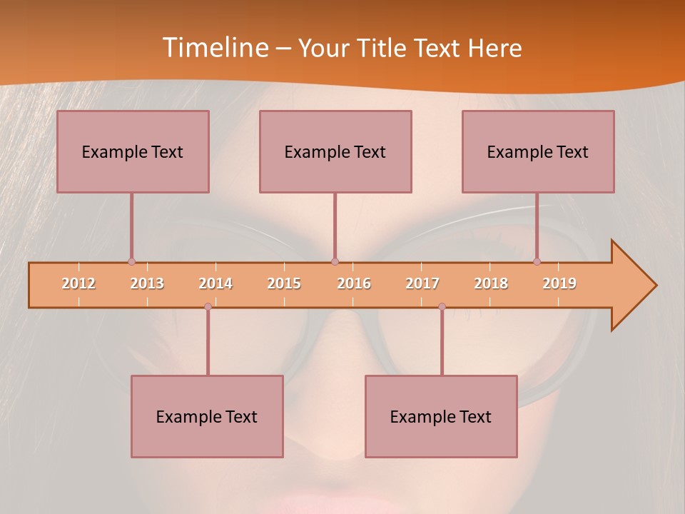 Woman Portrait Beauty PowerPoint Template