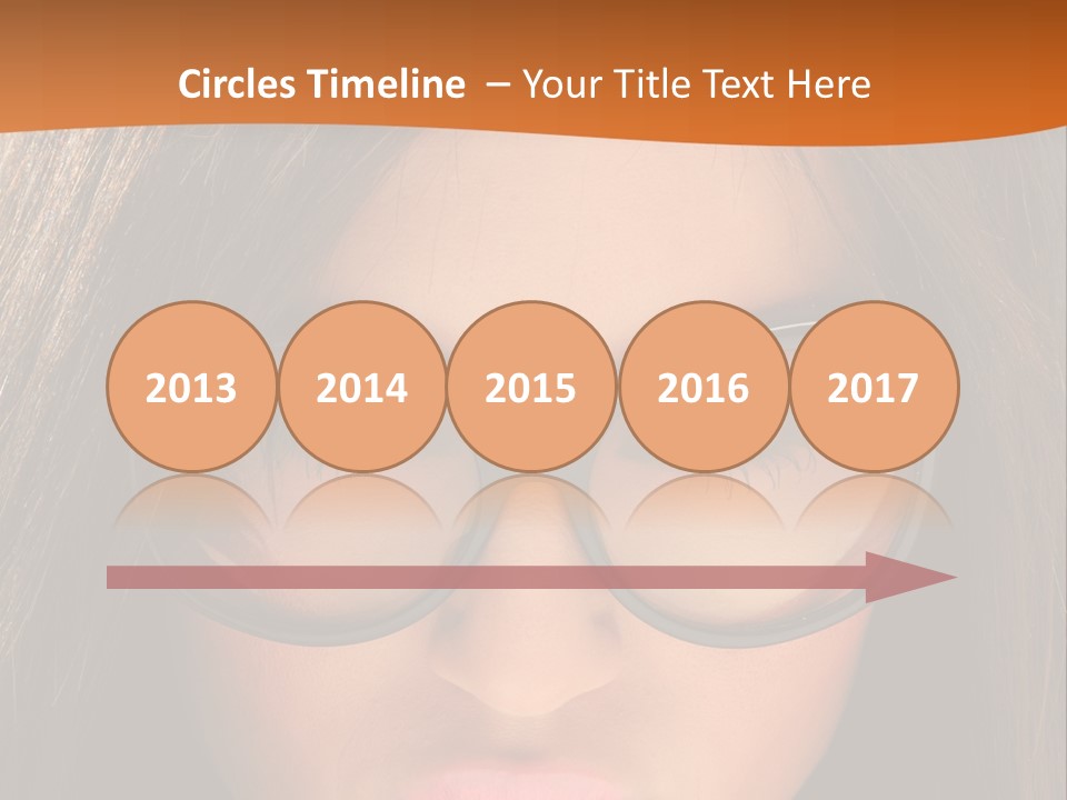 Woman Portrait Beauty PowerPoint Template