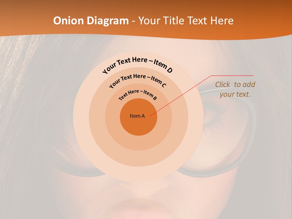 Woman Portrait Beauty PowerPoint Template