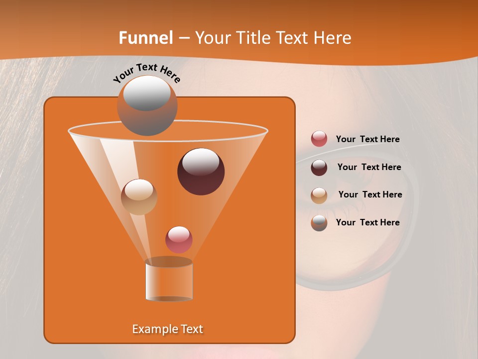 Woman Portrait Beauty PowerPoint Template