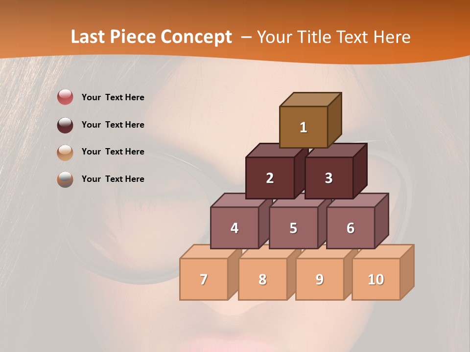 Woman Portrait Beauty PowerPoint Template