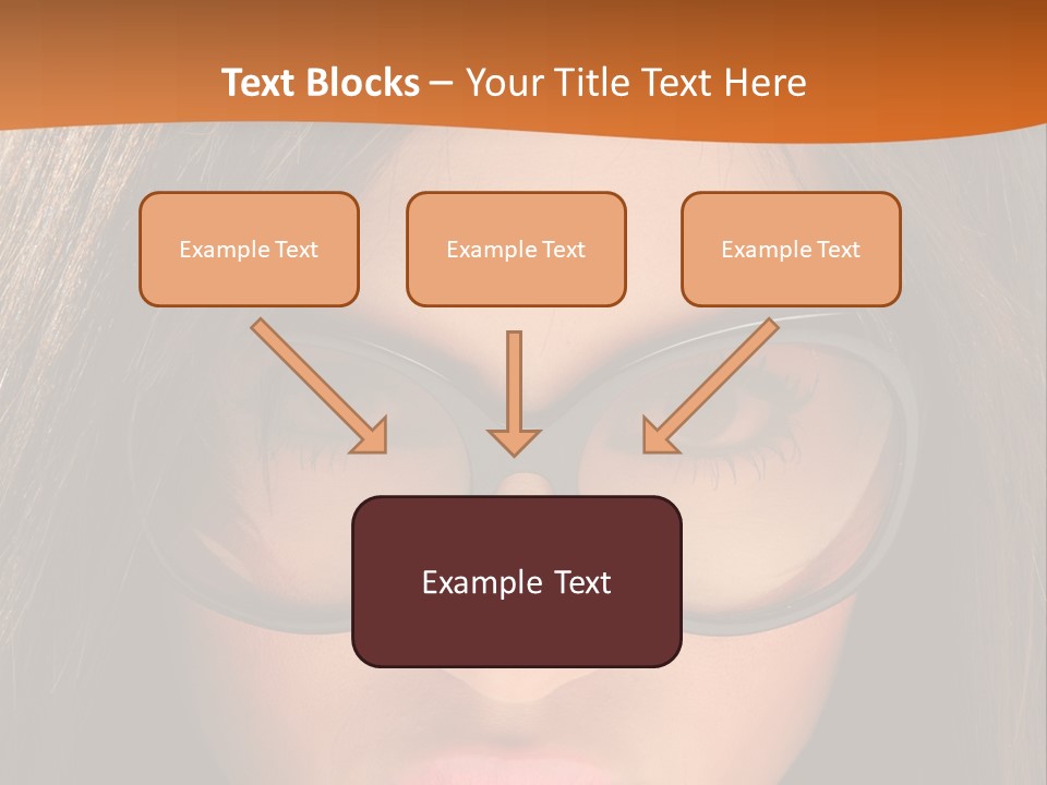 Woman Portrait Beauty PowerPoint Template