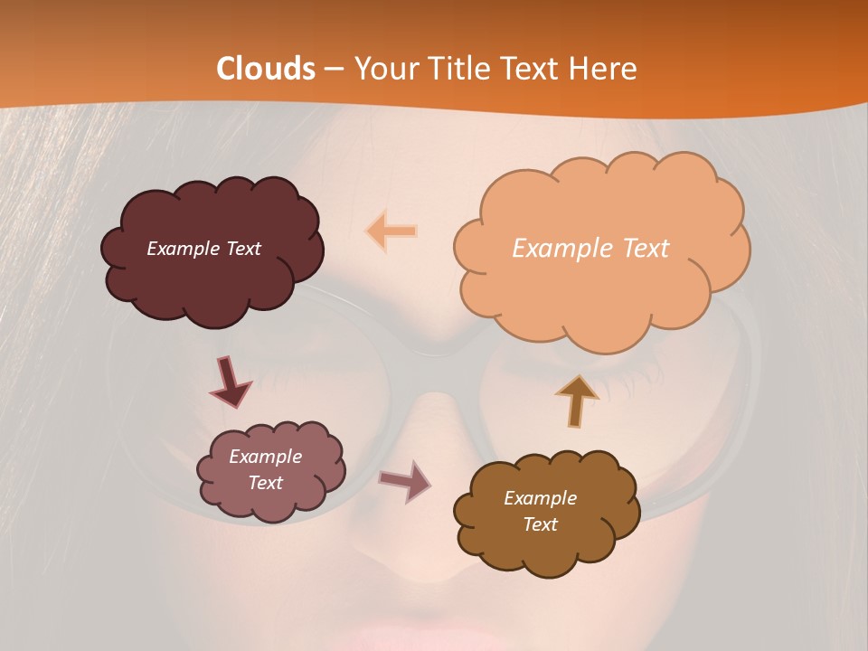 Woman Portrait Beauty PowerPoint Template