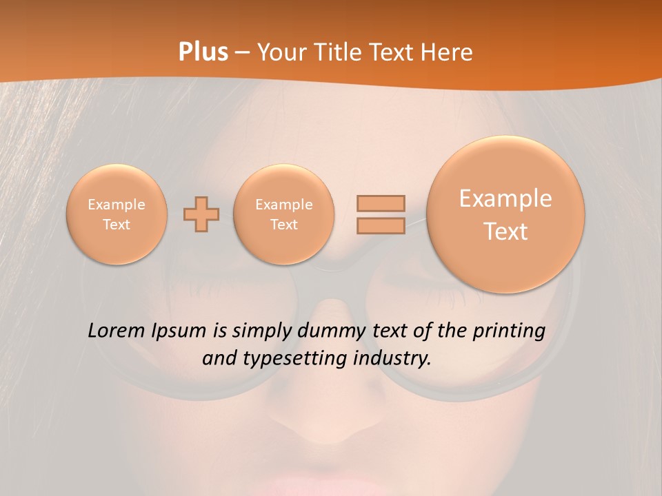 Woman Portrait Beauty PowerPoint Template