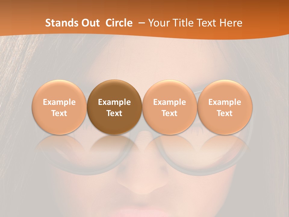 Woman Portrait Beauty PowerPoint Template