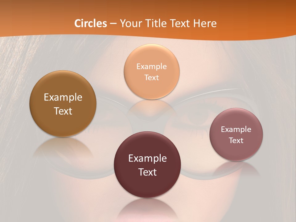 Woman Portrait Beauty PowerPoint Template