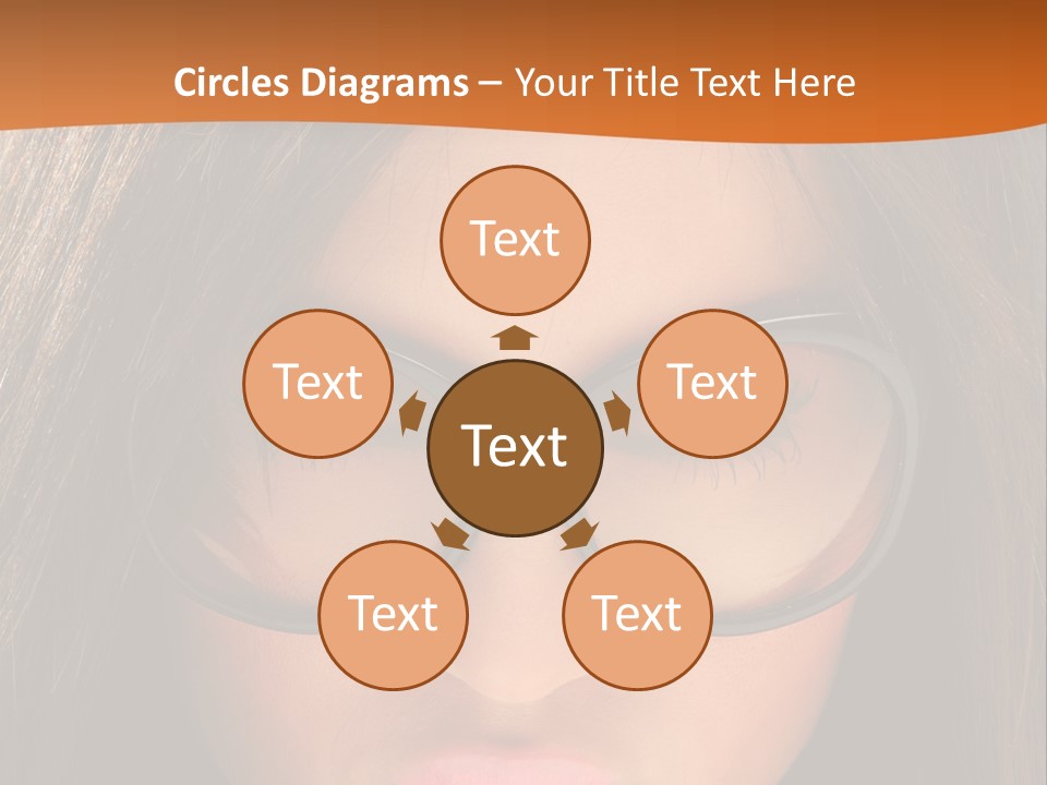 Woman Portrait Beauty PowerPoint Template