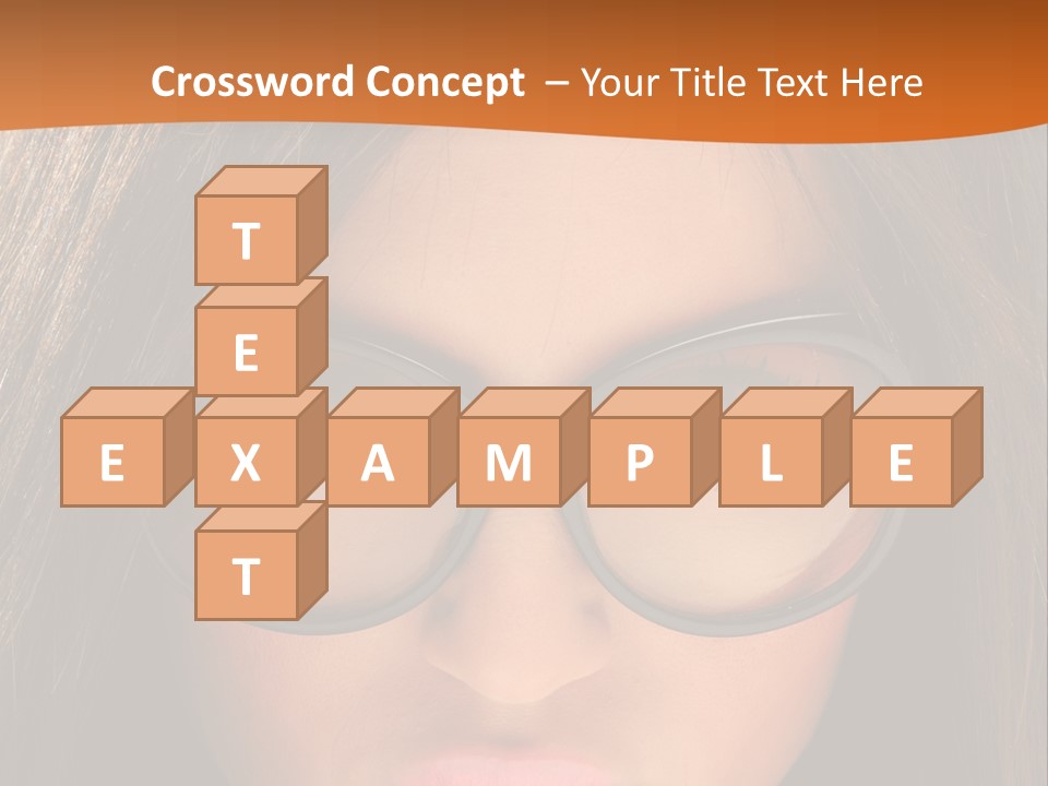 Woman Portrait Beauty PowerPoint Template