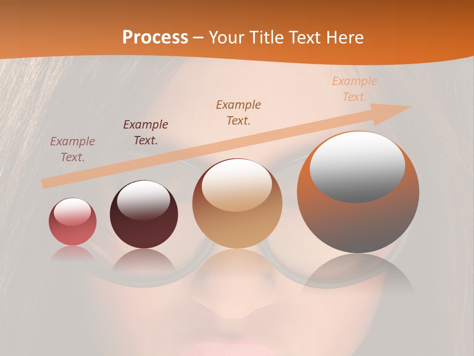Woman Portrait Beauty PowerPoint Template
