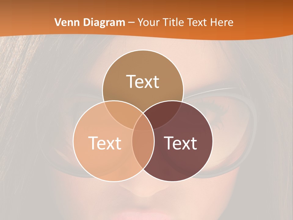 Woman Portrait Beauty PowerPoint Template