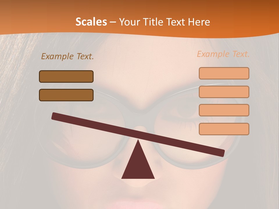 Woman Portrait Beauty PowerPoint Template