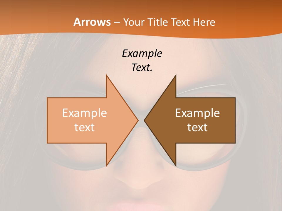 Woman Portrait Beauty PowerPoint Template