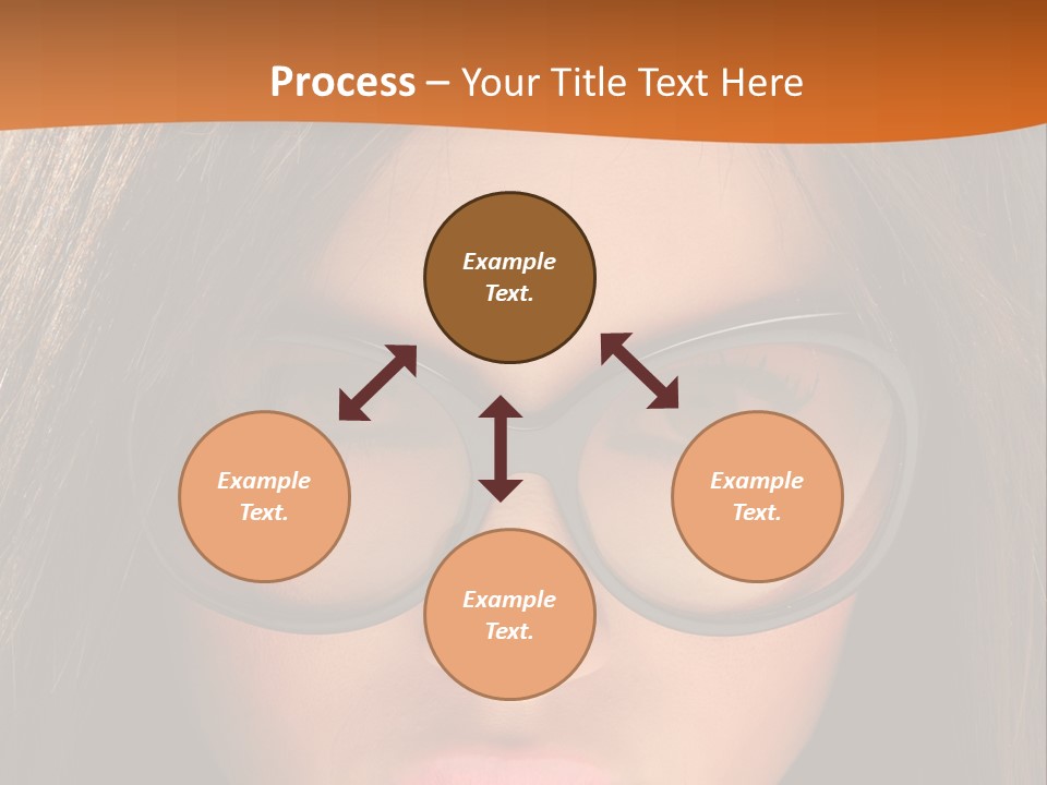 Woman Portrait Beauty PowerPoint Template