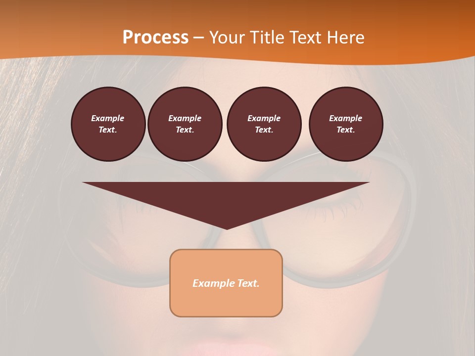 Woman Portrait Beauty PowerPoint Template