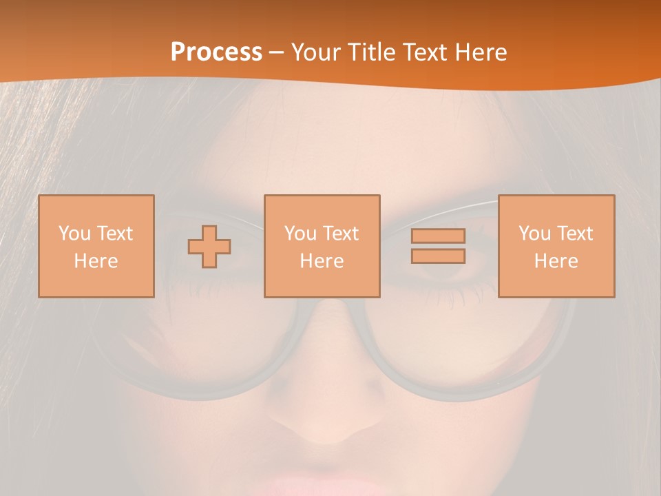 Woman Portrait Beauty PowerPoint Template