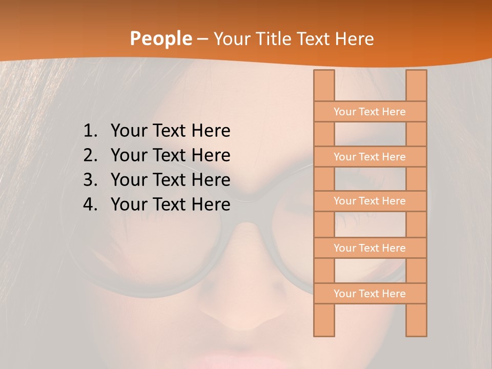 Woman Portrait Beauty PowerPoint Template