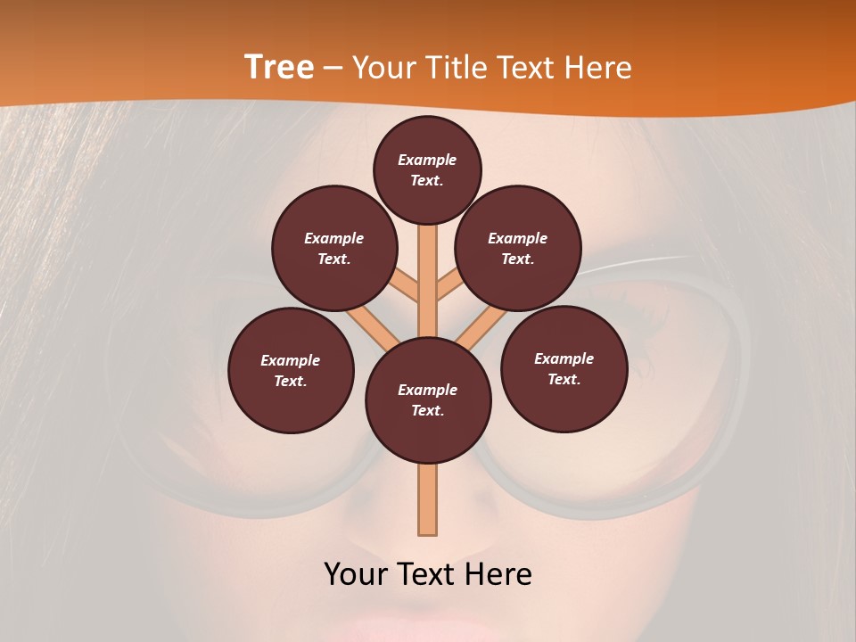 Woman Portrait Beauty PowerPoint Template