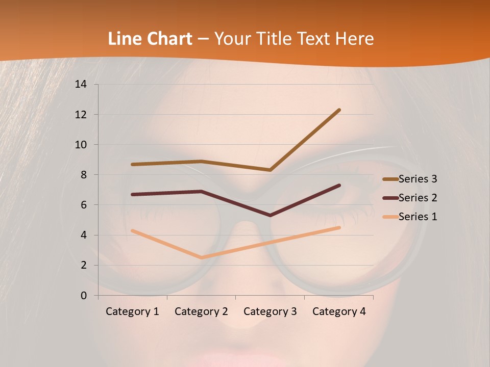 Woman Portrait Beauty PowerPoint Template