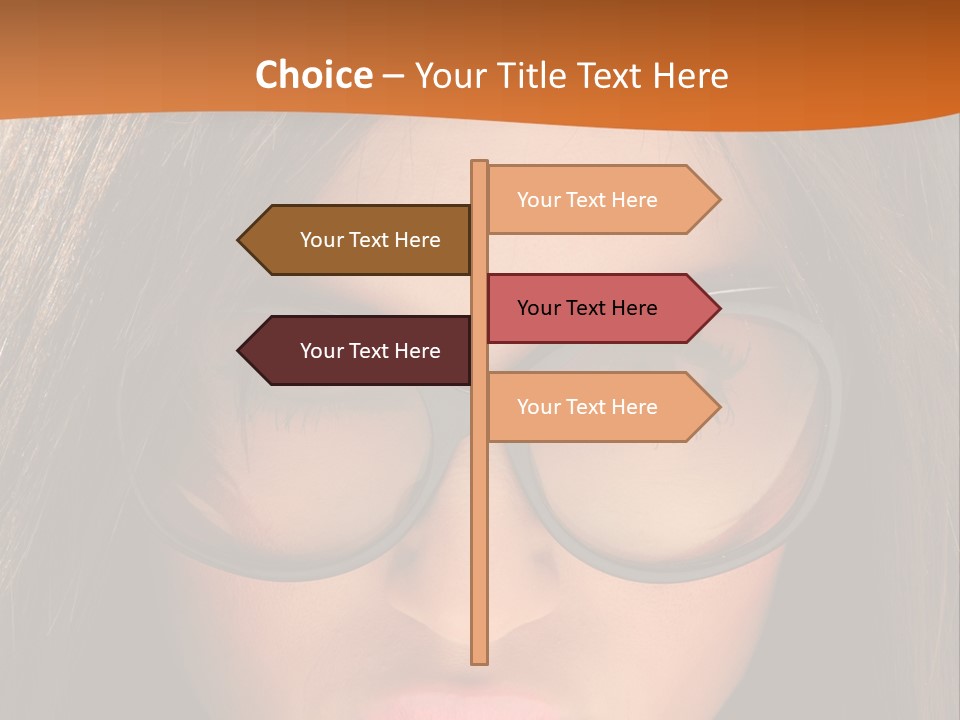 Woman Portrait Beauty PowerPoint Template