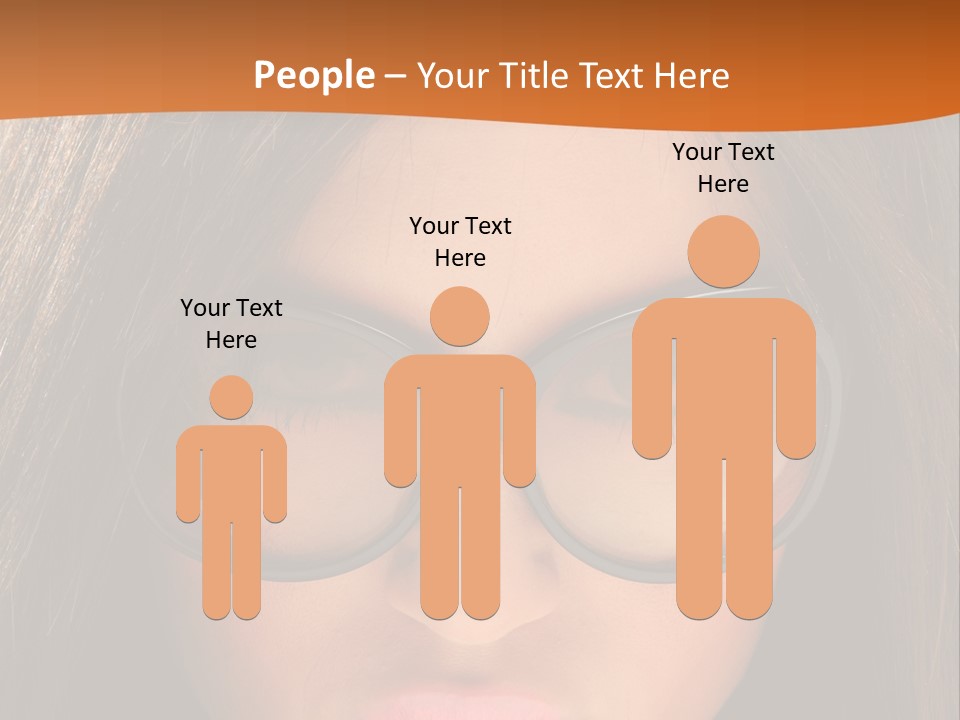 Woman Portrait Beauty PowerPoint Template