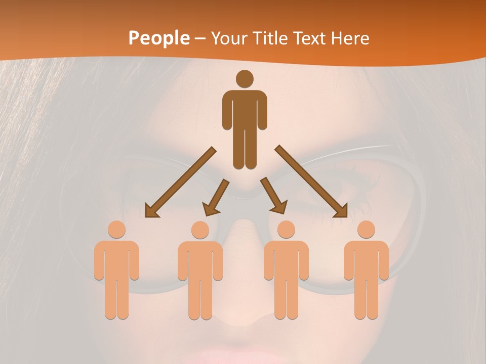 Woman Portrait Beauty PowerPoint Template