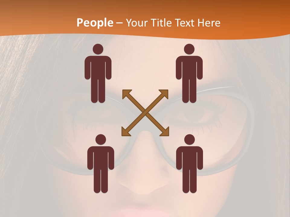 Woman Portrait Beauty PowerPoint Template